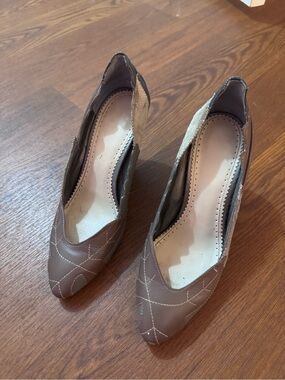 Anthropologie Women's Fall Leaf Pointed-Toe Heels